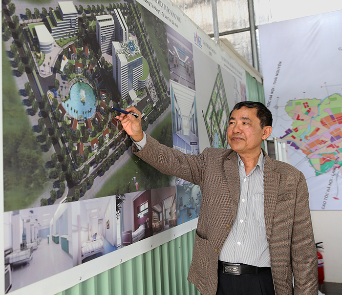 Chủ tịch HĐQT-TGĐ Lý Đình Sang giới thiệu khu nghỉ dưỡng sinh thái phục vụ 700 giường điều dưỡng